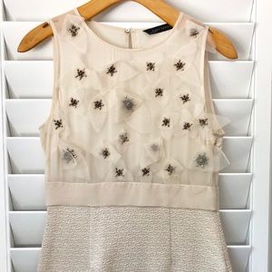 Zara embellished dress